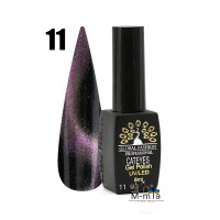 Гель лак котяче око 24D Global Fashion Cateyes № 11